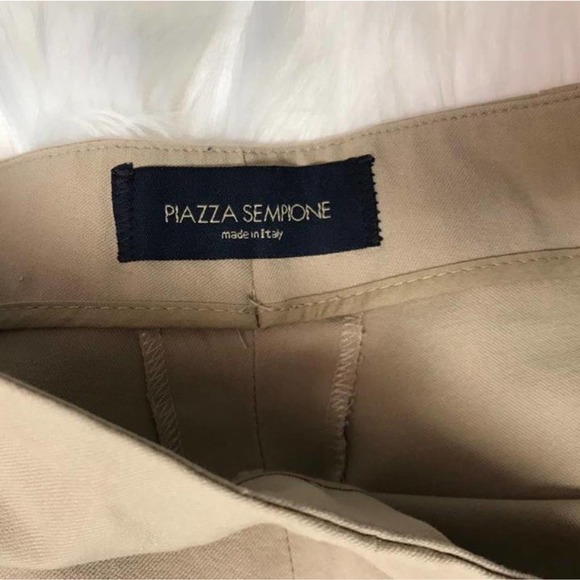 Piazza Sempione Tan Pants 42 - Picture 4 of 4